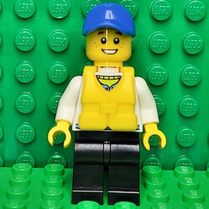 LEGO® Town City Boat Passenger Rafter, LEGO® Minifigure, LEGO® Minifig