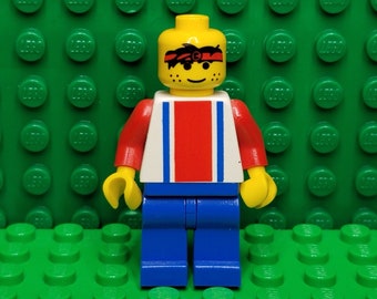 LEGO® Sports Soccer Soccer Player Red White and Blue Torso on Front, Number 3 on Back, Minifigure, Minifig