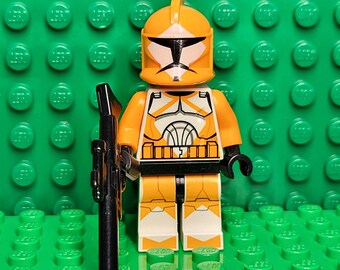 LEGO® Star Wars The Clone Wars Soldado del Escuadrón de Bombas Clon Fase 1 con Blaster Raro, Minifigura LEGO®, Minifigura LEGO®