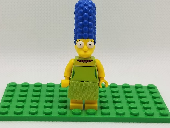 Skirt Cloth Marge Simpson Minifig LEGO - Lime Green 