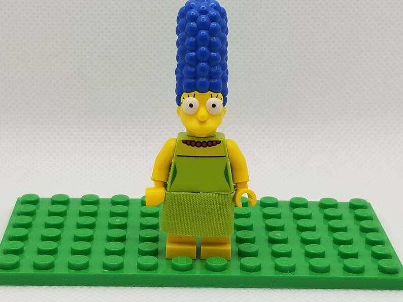 LEGO the Simpsons Marge Simpson With Green Dress Minifigure - Etsy