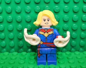 LEGO® Super Heroes Avengers Captain Marvel, Minifigure, LEGO® Minifig, LEGO® People