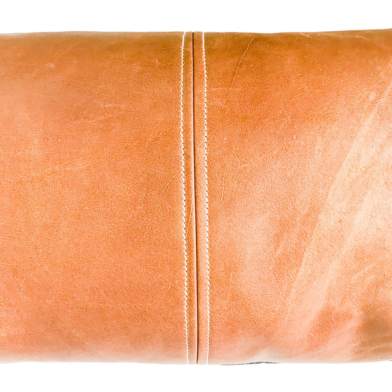 Leather Pillow Leather Cushion Whiskey Brown Leather Accent Etsy