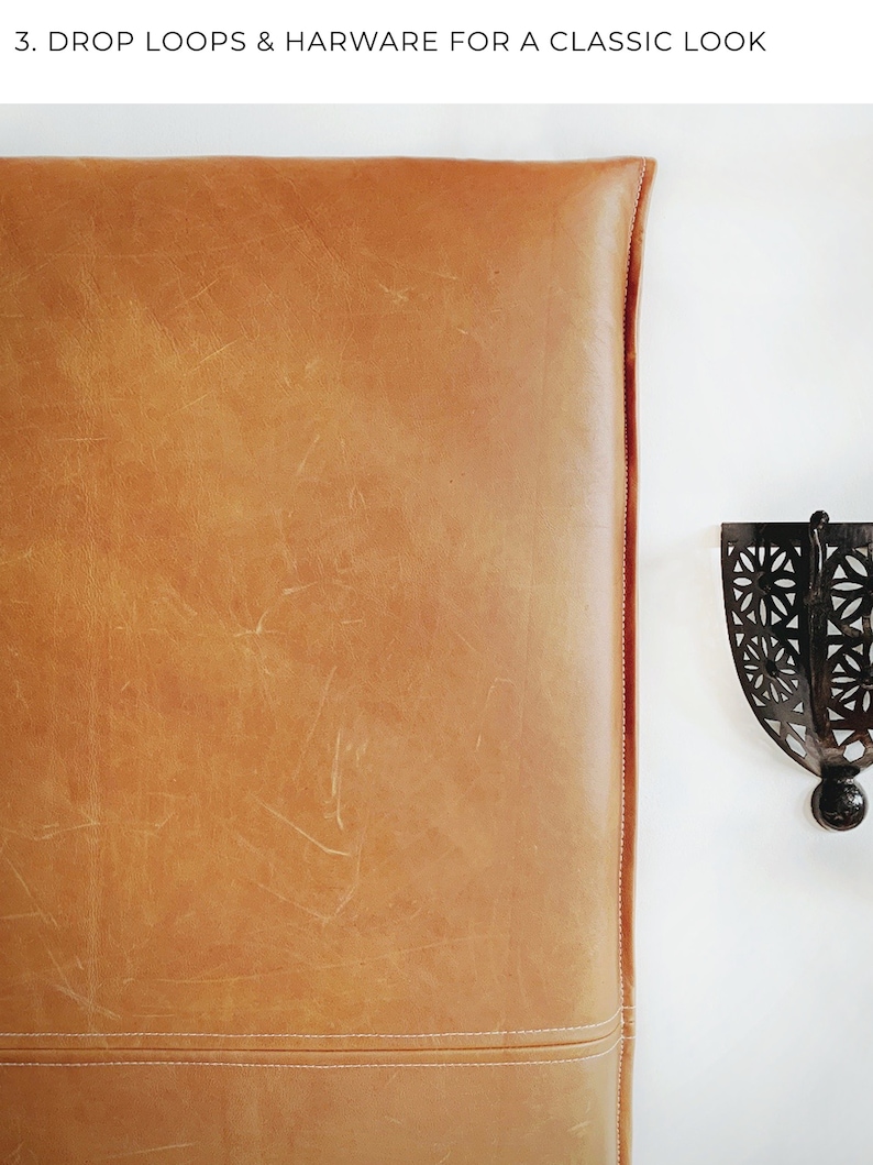 Wall Hanging Leather Headboard Cushion MODERN KING Real Etsy