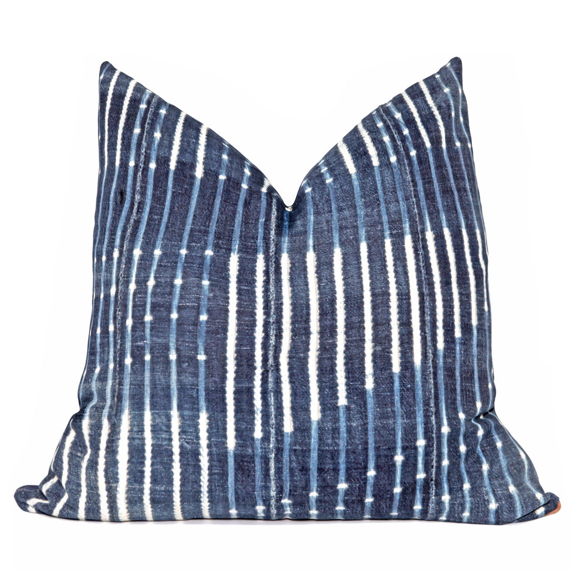 Indigo Throw Pillow Vintage African Indigo Mudcloth Modern Etsy