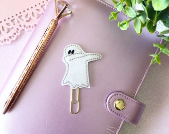 Dabbing Ghost Planner clip, Ghost Planner Clip, Halloween Planner clip