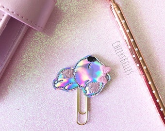 Sleeping Koala Planner clip, Koala Feltie