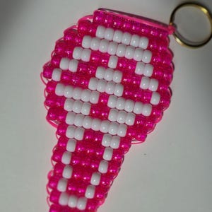 Pony bead keychains (Halloween)