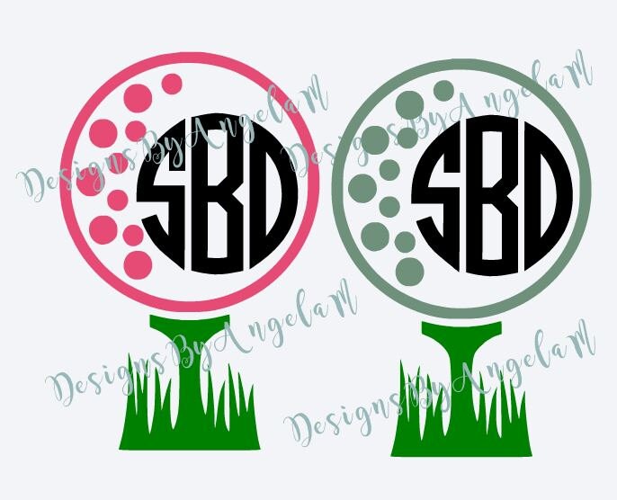 Download Golf Monogram Svg Digital Cutting File Instant Download Use Etsy