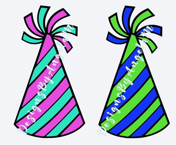 Download Birthday Hat Svg Digital Cutting File Instant Download Use Etsy