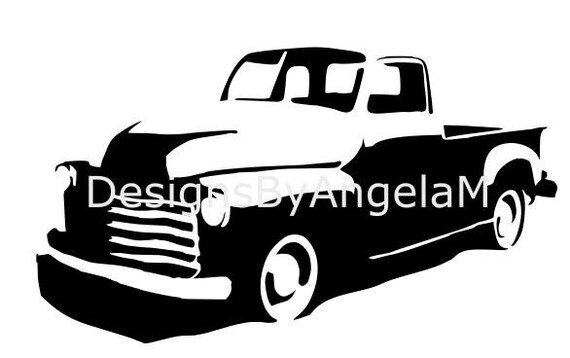 Download Old Truck Svg Digital Cutting File Instant Download Use On Etsy