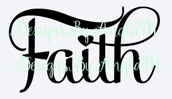 Download Faith SVG Digital cutting file Instant Download Use on | Etsy