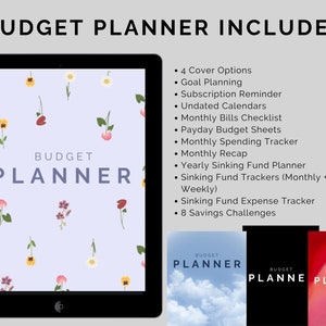 2024 Digital iPad Budget Planner by Ashley Udoh Goodnotes image 2