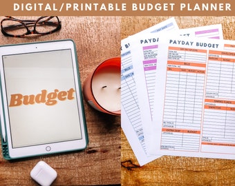 Paycheck Budget Printable Budget by Paycheck Workbook - Etsy