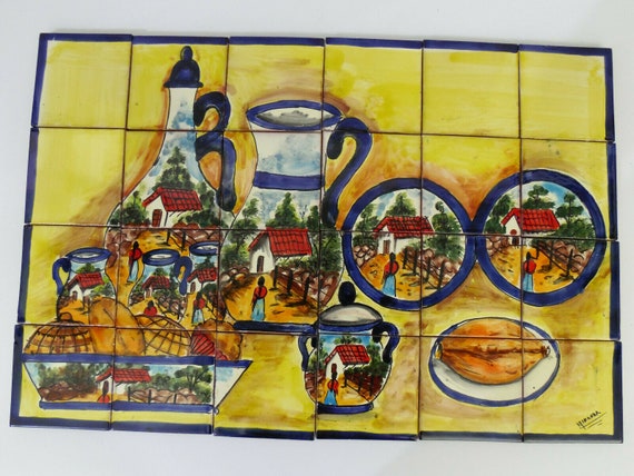 100 MIXED DESIGNS Mexican tile handmade talavera backsplash mosaic 2 X 2/"