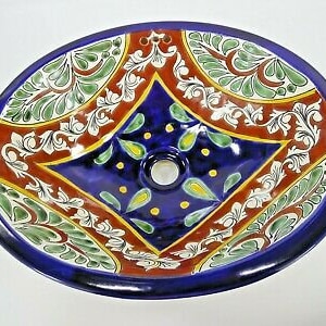 メキシコ製 工芸品　タラベラ焼き 4個セット ハンドペイント メキシコ製 工芸品 タラベラ焼き 4個セット ハンドペイント 現地購入品