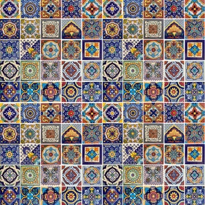 600 MIXED DESIGNS Mexican tile handmade talavera backsplash mosaic 4 X 4&quot;