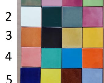 Anuncio privado de 23 baldosas de colores sólidos