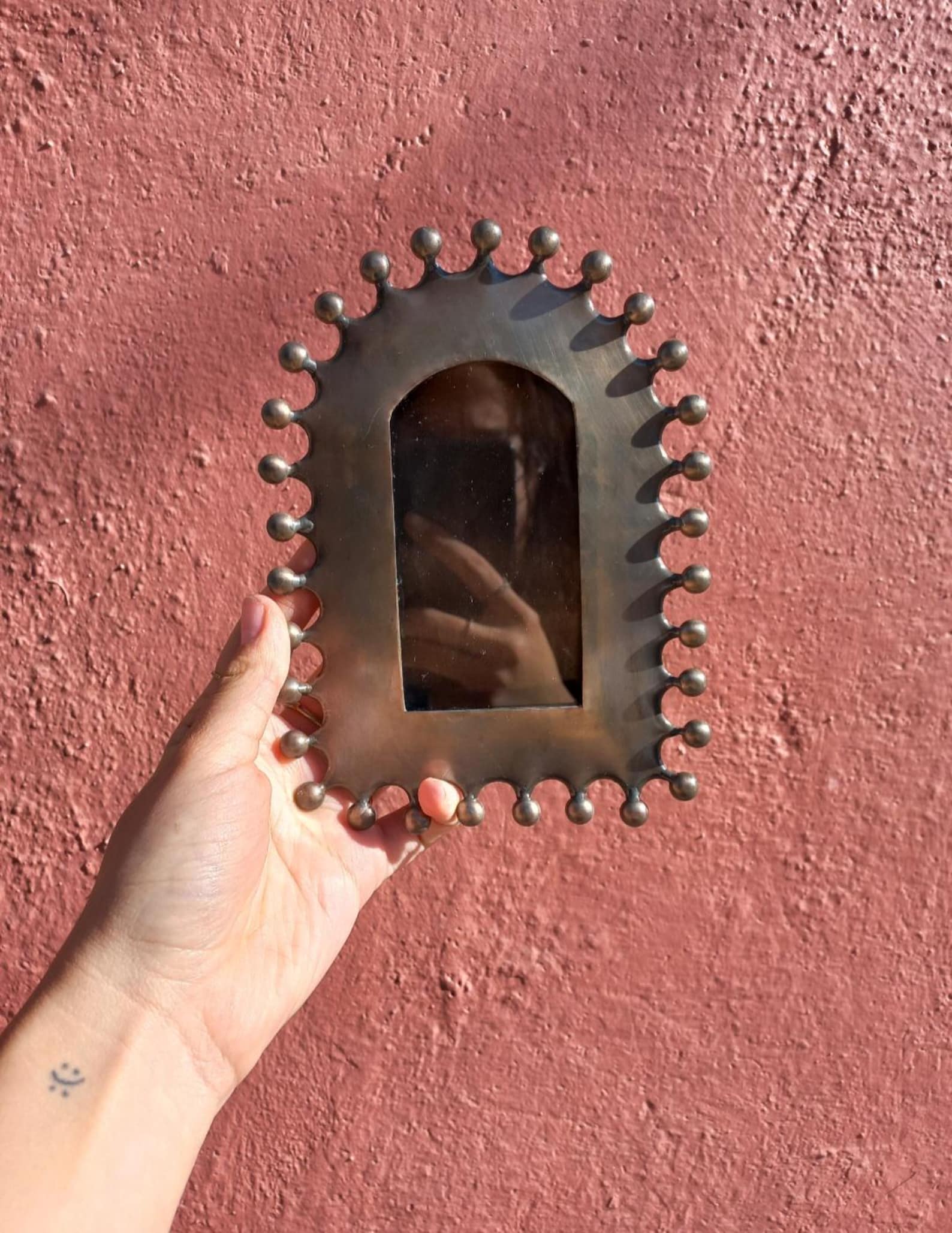 Punched Tin Nicho - Silver