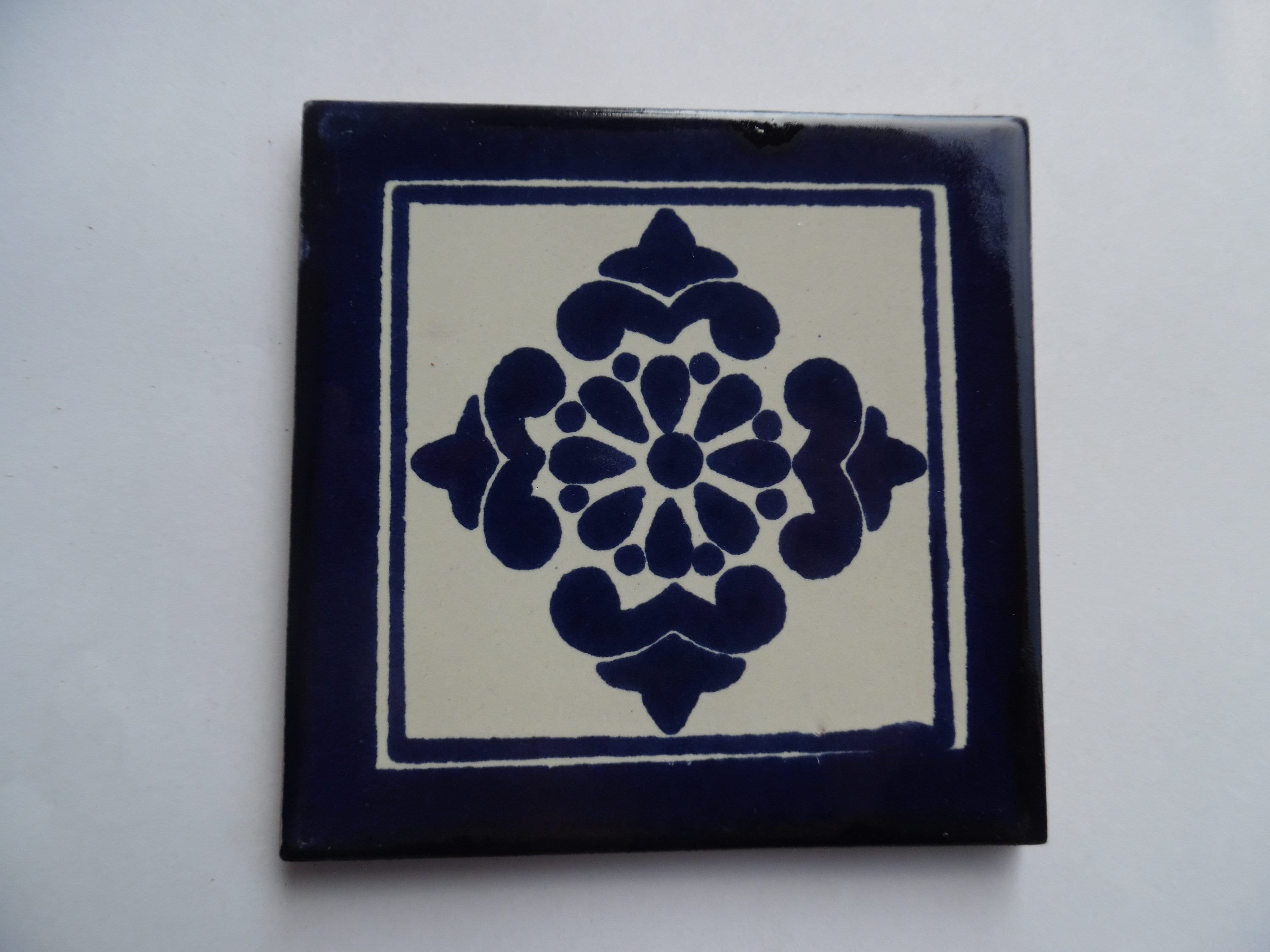 Carreaux Céramique Mexicaine Bleue – Dosseret Cuisine/sdb, Motif Unique, Juanma