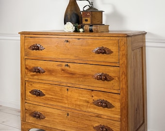 Vintage Henredon Pine Dresser: Spanish Colonial Carved Chest - Etsy