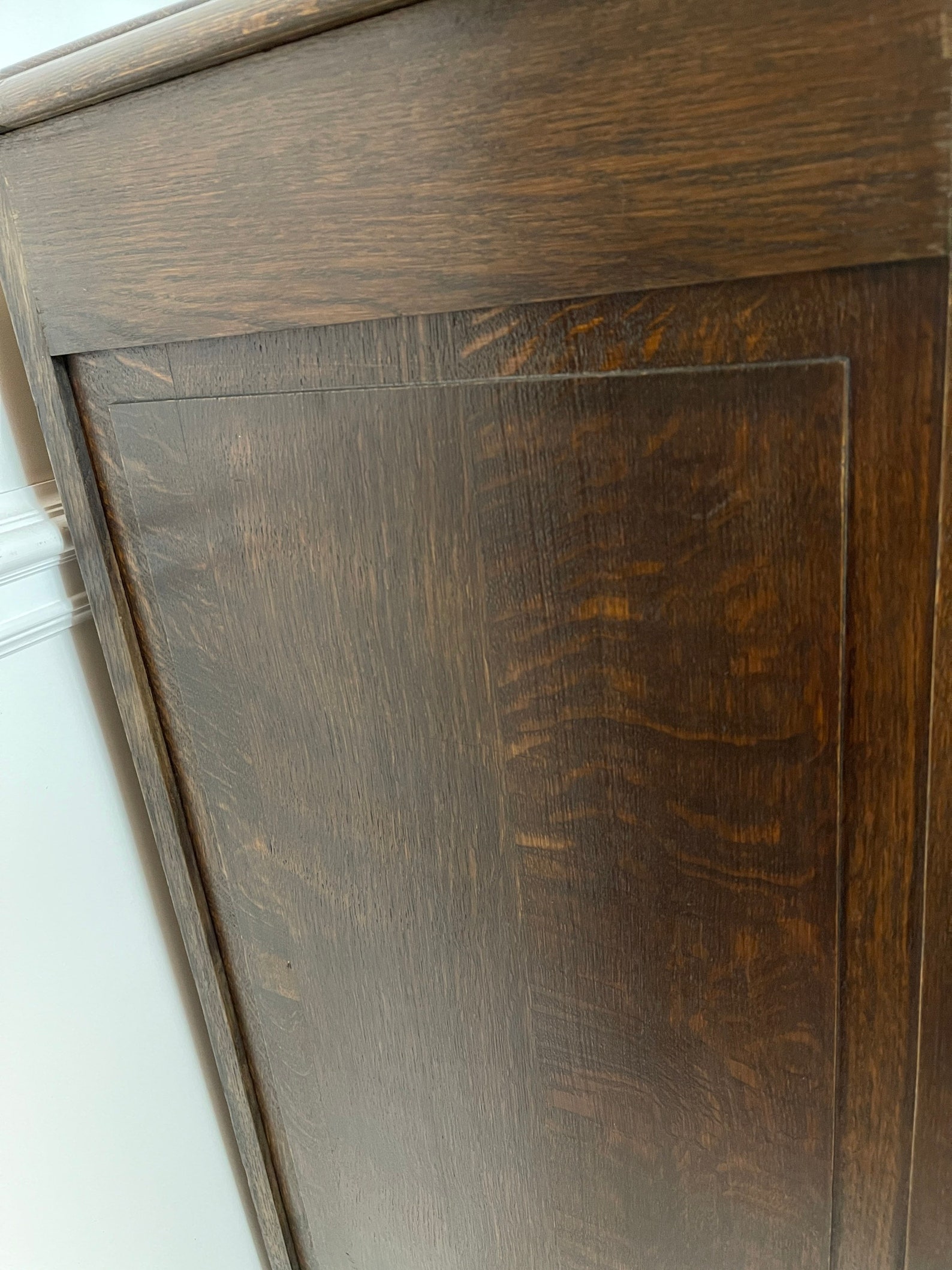 Antique Rare Tiger Oak Quarter Sawn Sideboard Buffet Belgium Etsy