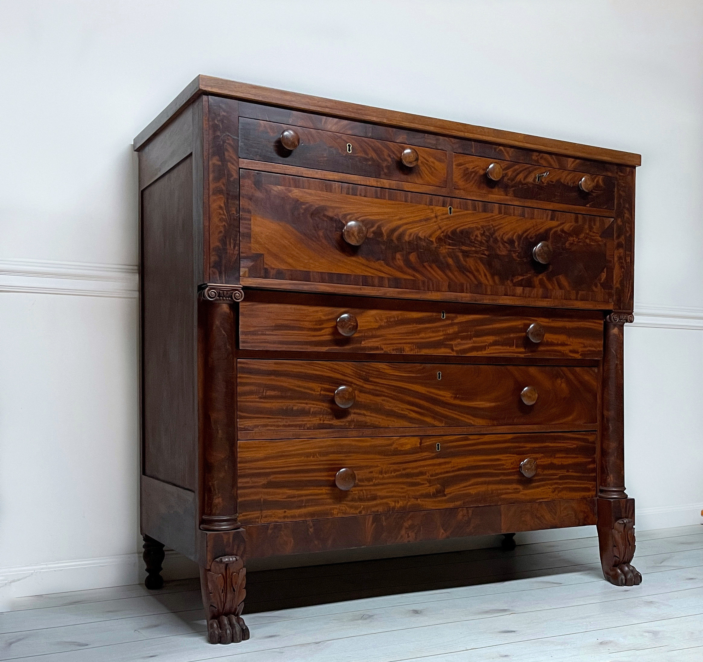 Antique Mahogany Dresser Etsy