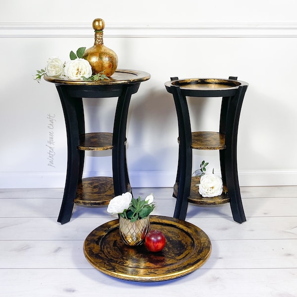 Black Butler Tray Table Etsy