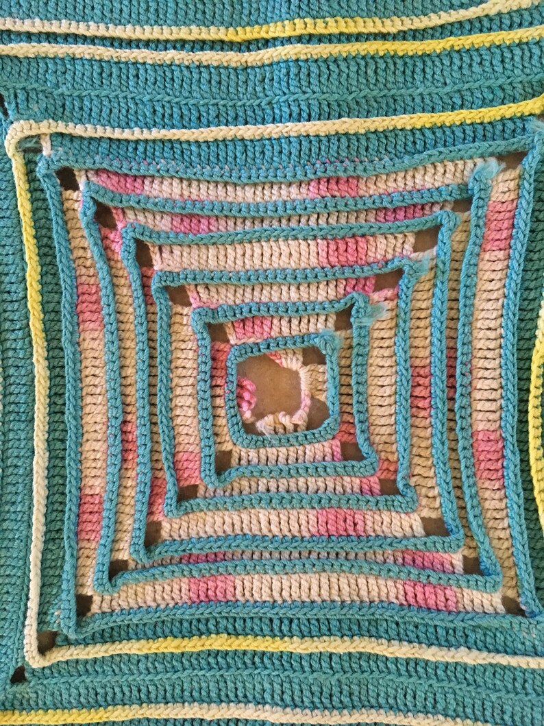 Colorful Large Doily Rectangular Hour-glass Shape | Etsy