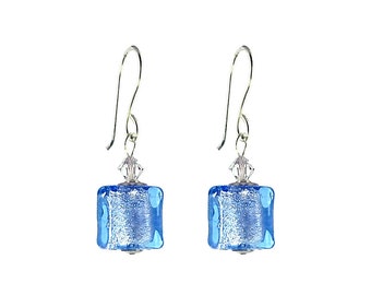 Murano Glass Earrings by Mystery of Venice ’Summer Shimmer', Murano Glass Earrings, Murano Glass Jewelry, Glass Jewelry, Dainty Earrrings