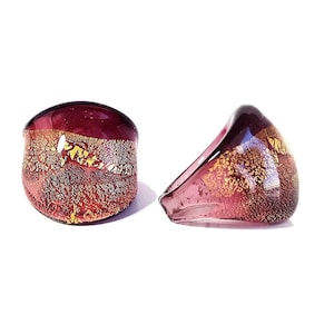 Murano Glass Ring ’ Amethyst Jewel’ by Mystery of Venice, Murano Glass Jewelry, Glass Ring, Murano Glass, Amethyst Glass Ring, Murano, Italy