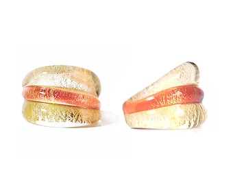Murano Glass Ring ‘Principessa&#39; by Mystery of Venice, Murano Glass Ring, Glass Ring, Glass Rings, Murano Glass Jewelry, Murano Glass