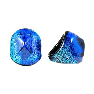 Murano Glass Ring by Mystery of Venice  ’Neon Pyramid’, Murano Glass Ring, Murano Glass Jewelry, Murano Glass, Glass Ring, Murano Jewellery