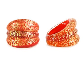 Murano Glass Ring ‘Principessa&#39; by Mystery of Venice, Murano Glass Jewelry, Murano Glass, Bague Verre, Bague Murano