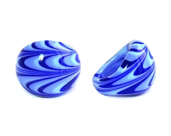 Murano Glass Ring &#39;Phoenician&#39; by Mystery of Venice, Murano Glass Ring, Murano Glass, Murano Glass Jewelry, Ethnic Ring, Bague Verre,