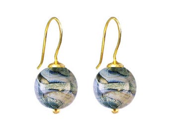 Boucles d’oreilles en verre de Murano 'Gaia' par Mystery of Venice, Italie, Bijoux en verre de Murano, Perles de verre de Murano, Boucles d’oreilles Gaia, Bijoux Gaia