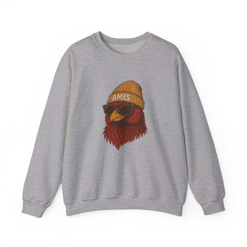 Ames Crewneck Sweatshirt, Vintage City Pride Shirt, College Town Graphic Shirt by GameDay Ink image 4