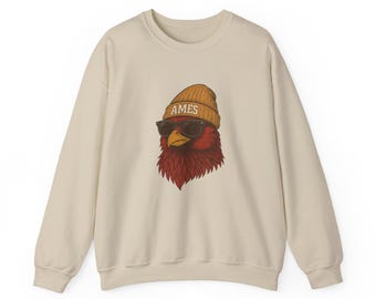 Ames Crewneck Sweatshirt, Vintage City Pride Shirt, College Town Graphic Shirt by GameDay Ink