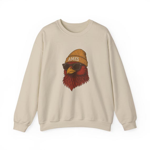 Ames Crewneck Sweatshirt, Vintage City Pride Shirt, College Town Graphic Shirt by GameDay Ink