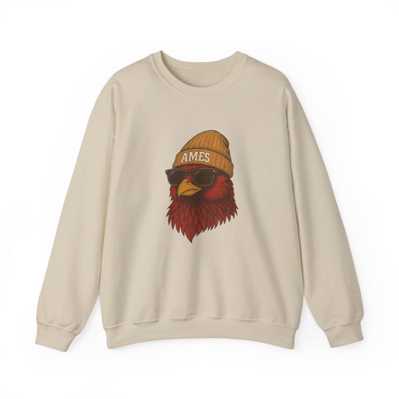 Ames Crewneck Sweatshirt, Vintage City Pride Shirt, College Town Graphic Shirt by GameDay Ink image 1