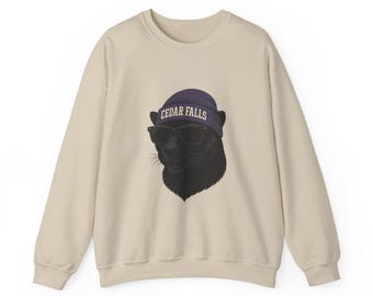 Cedar Falls Crewneck Sweatshirt, Vintage City Pride Shirt, College Town Graphic Shirt by GameDay Ink
