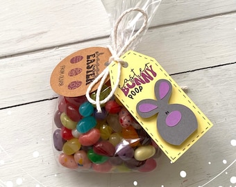 Personalized Easter Gift Tags For Kids, Easter Treat Bags, Easter Treats For Class, Easter Favor Bags