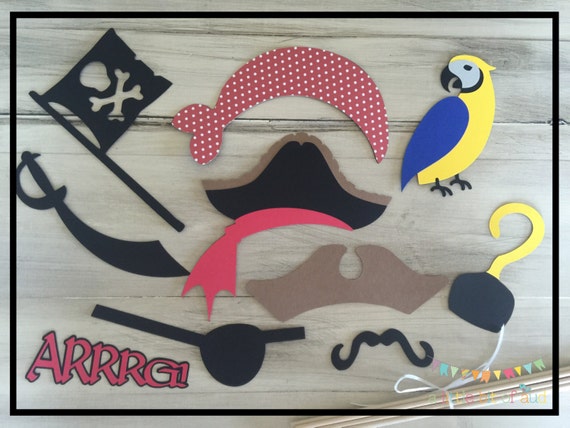 Kids Photo Props, Pirate Party, Pirate Birthday Party Decorations