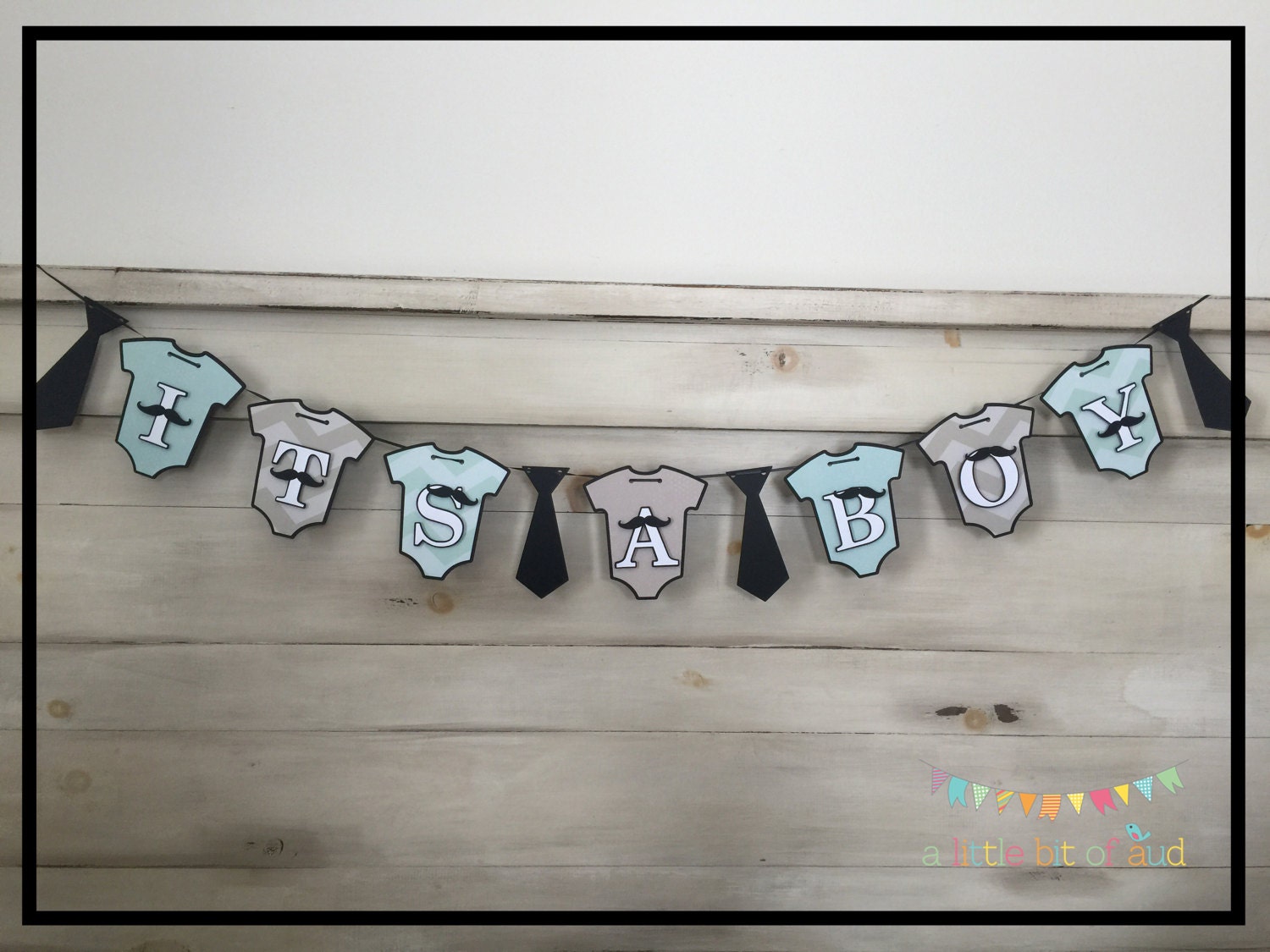 It's A Boy Banner Baby Shower Decorations Baby Boy Etsy