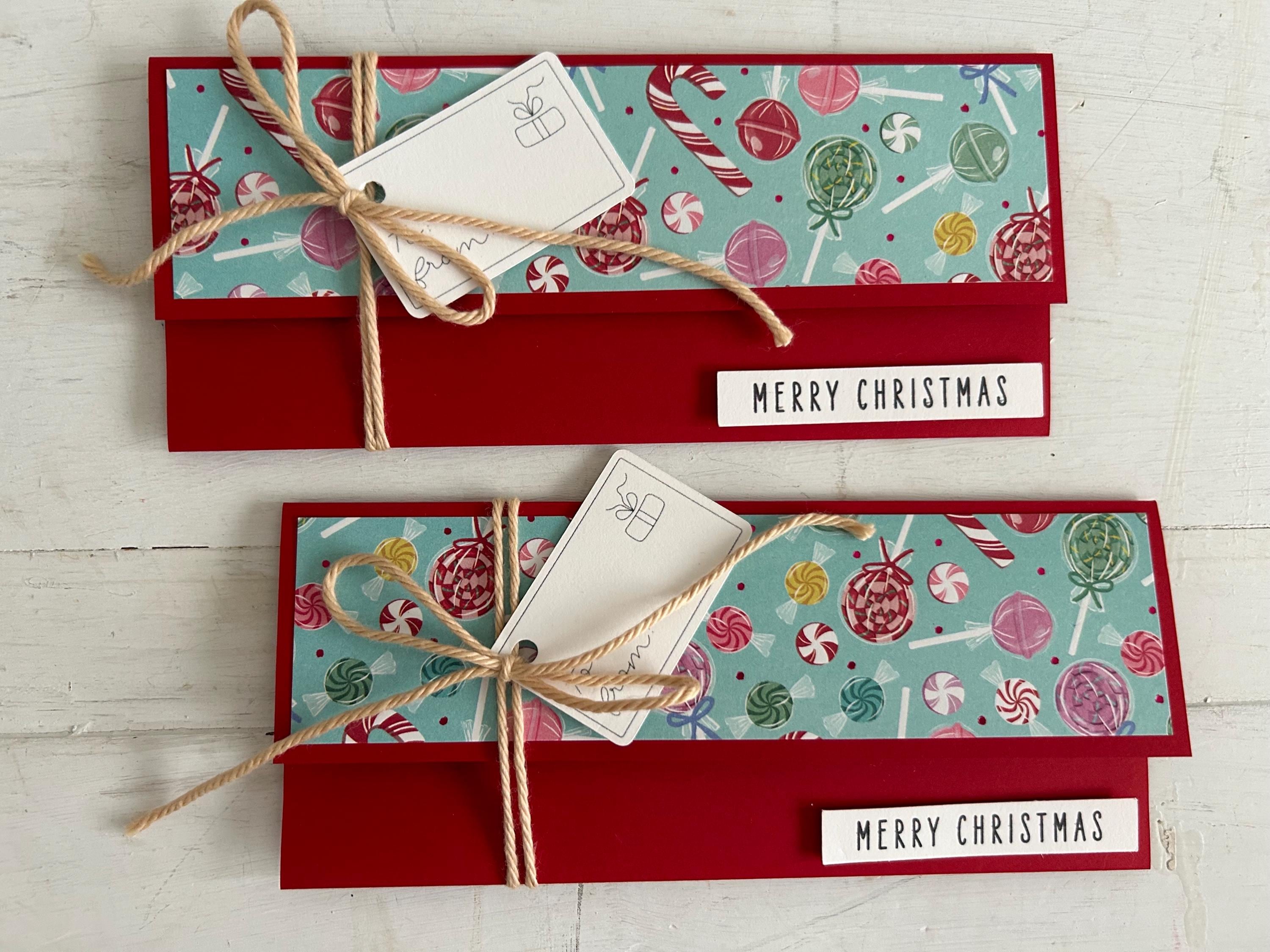 Christmas Money Holder, Christmas Money Envelope, Corporate Event Favors, Employee Christmas Gifts, Christmas Gift Card Holder