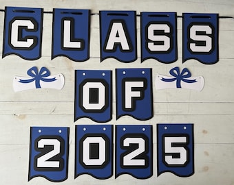 Graduation Banner Personalized, Graduation Party Decorations, Graduation Garland, Class Of 2025 Banner
