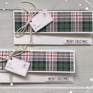 Christmas Money Holder - Christmas Cash Envelope  - Employee Christmas Gifts - Money Gift Envelope