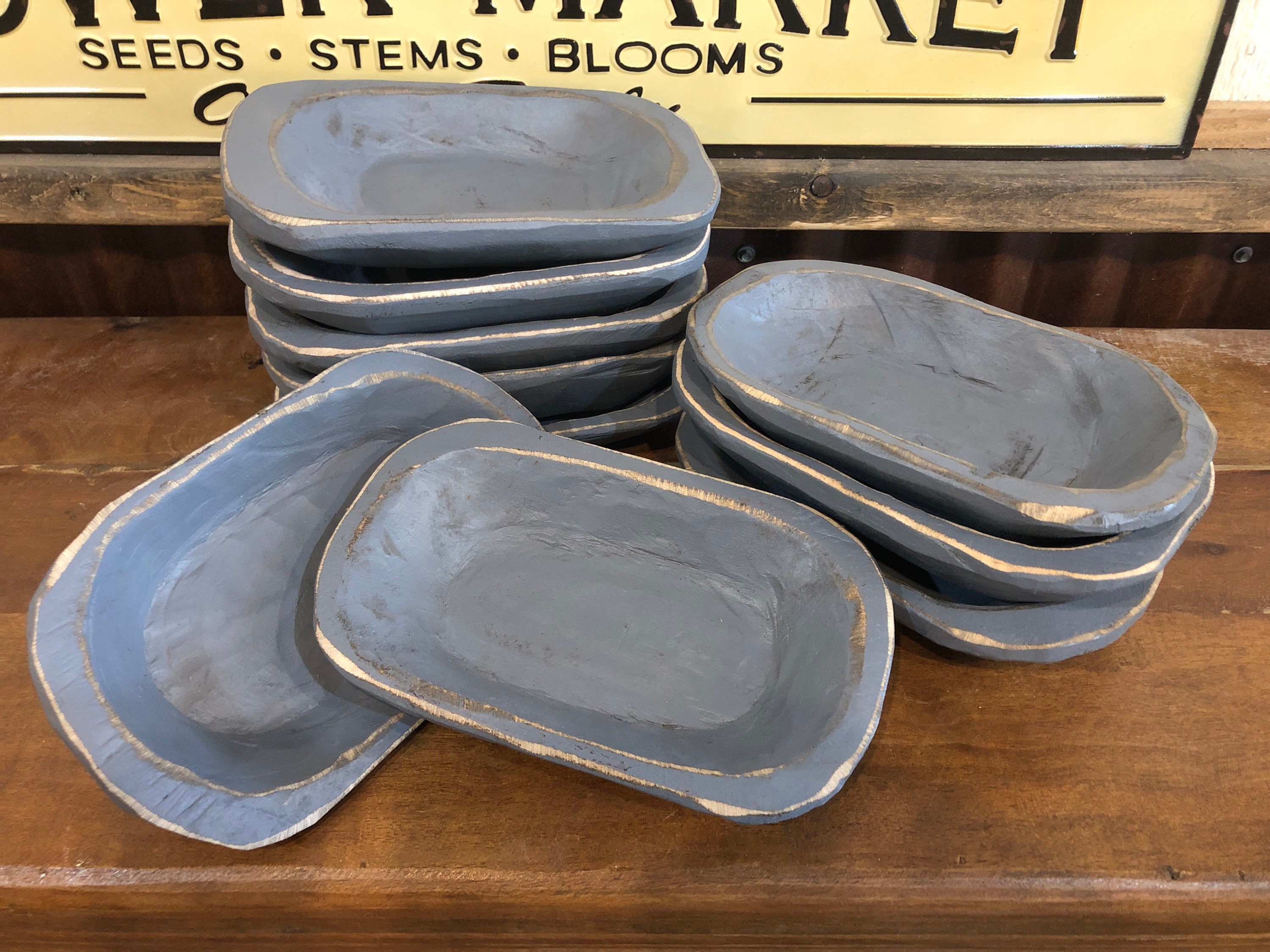 Wholesale Bundle of 10 Mini Dough Bowls Grey Etsy