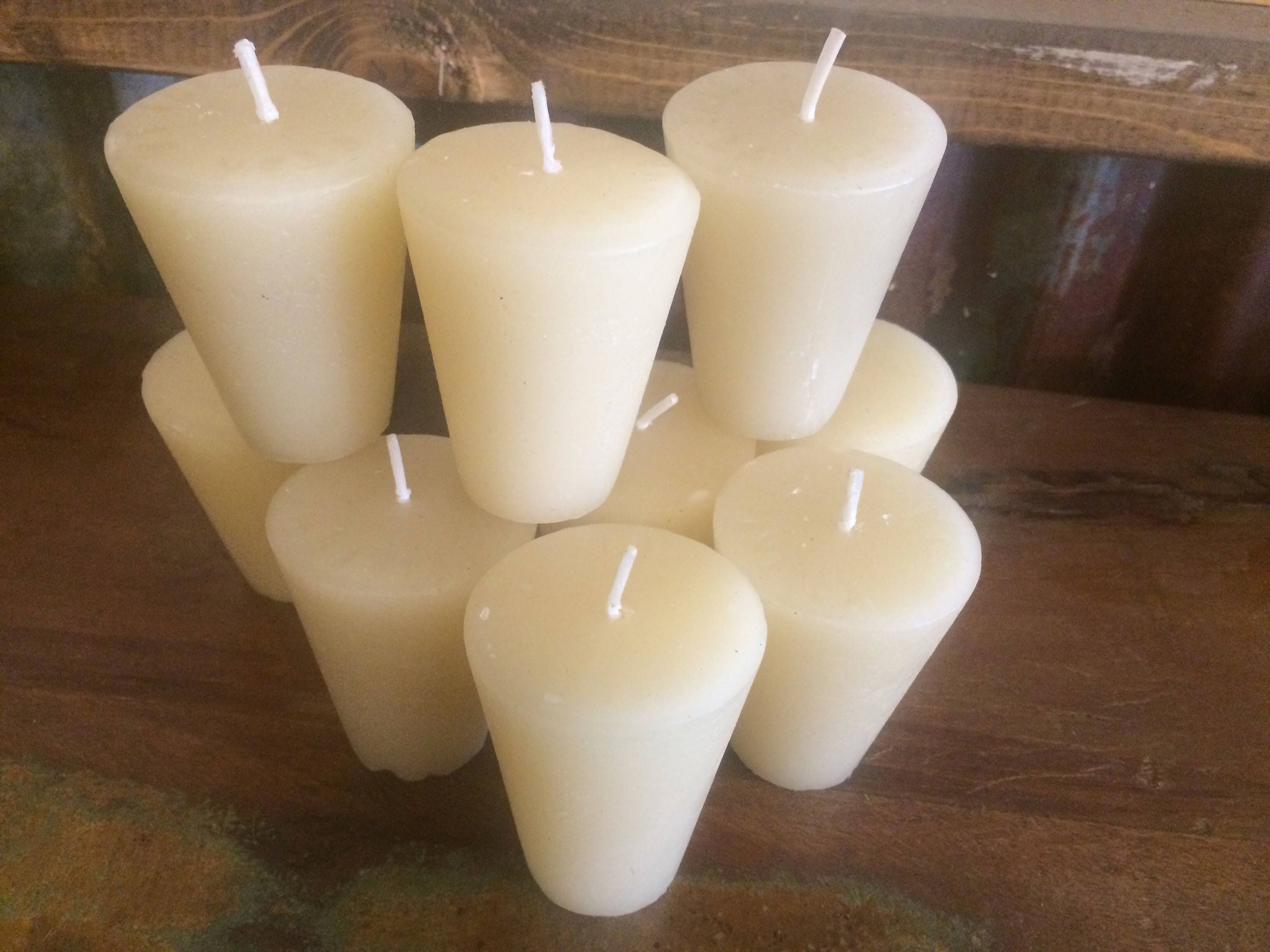 Unsented Sugar Mold Candle