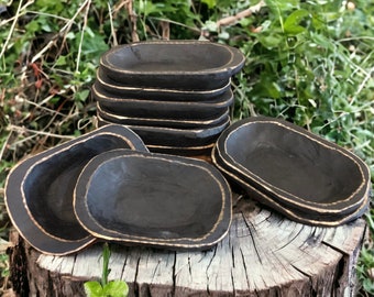 Wholesale Bundle of 10 - Mini Dough Bowls - Black - Candle Ready